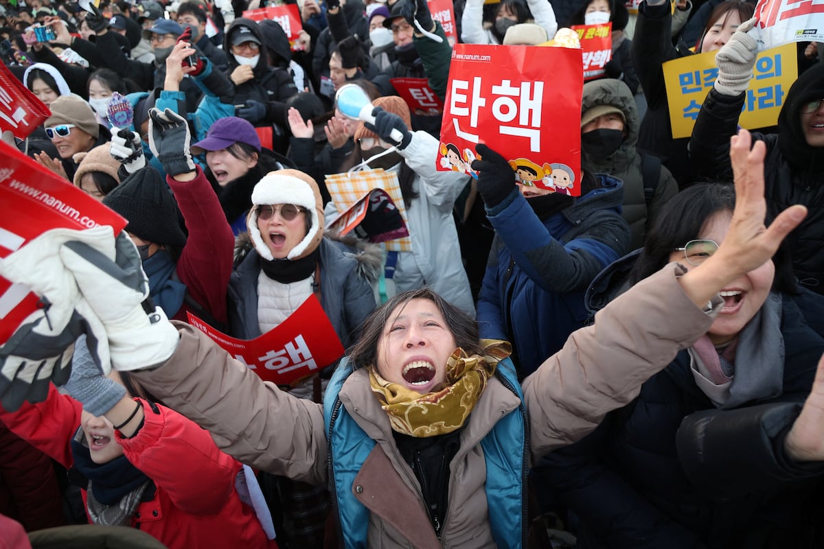 South Korean Parliament votes to impeach president for declaring martial law