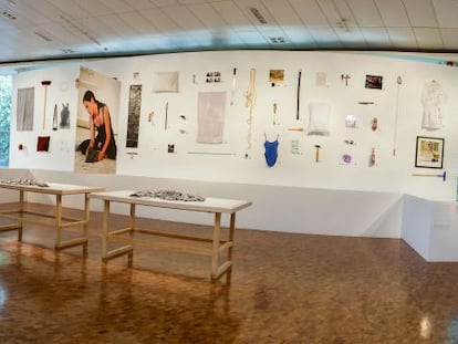 Vista de la exposición de Lorena Wolffer en el Museo Arte Moderno de México.