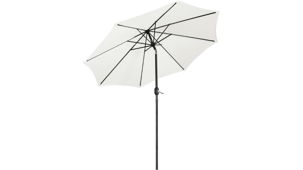 Sombrilla para jardín o terraza con manivela.