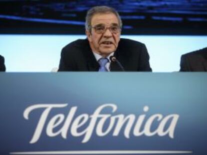 El presidente de Telefónica, Cesar Alierta