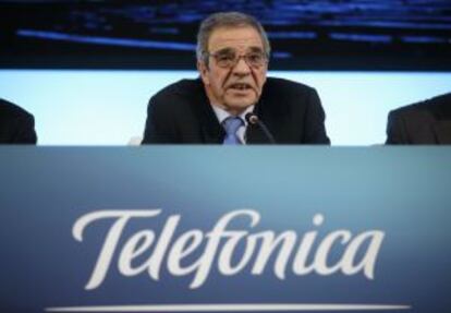 El presidente de Telefónica, Cesar Alierta