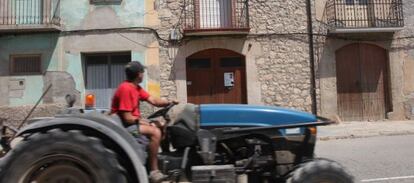 Casa donde vivía el detenido en Castelldans.