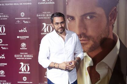 Maxim Huerta en Madrid a principios de mes