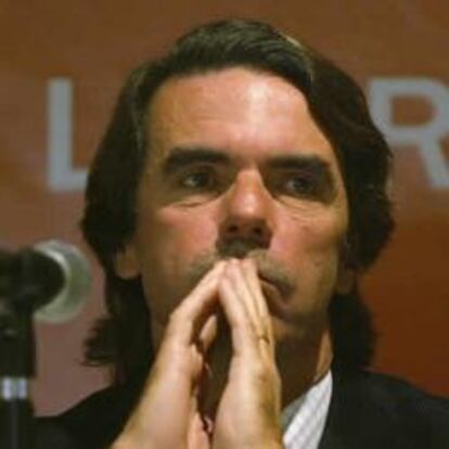 El ex presidente del Gobierno, José María Aznar