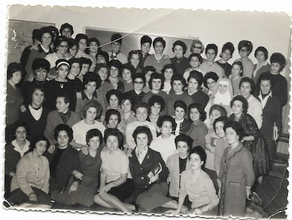 Grupo de 'martas' en Madrid en 1962.