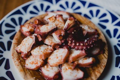 Pulpo a feira, del restaurante Lúa