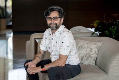 El biólogo Ardem Patapoutian en Valencia, el 3 de junio.
