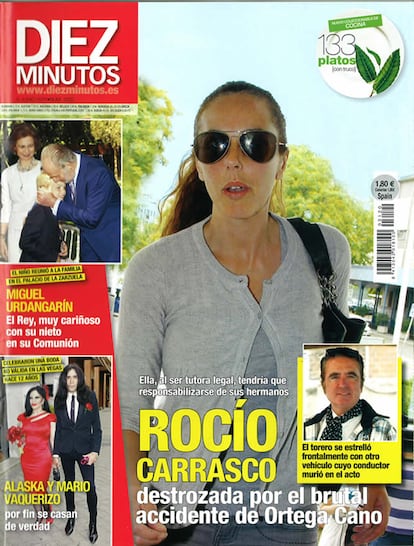 Portada de la revista 'Diez Minutos'