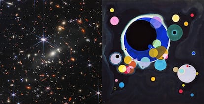 La primera imagen del telescopio Webb y 'Algunos círculos' (1926), de Kandinsky.