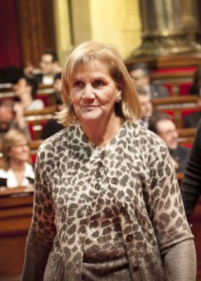 N&uacute;ria de Gispert, presidenta del Parlament