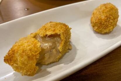 Croquetas de pollo y jamón