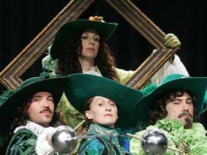 Ensayo de 'Don Gil de las calzas verdes', de la Compañía Nacional de Teatro Clásico que se representará en Almagro.