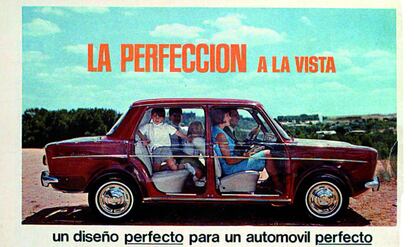 Publicidad de un SIMCA 1000, uno de los modelos que promovió Barreiros.