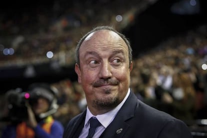 Benítez, en Mestalla