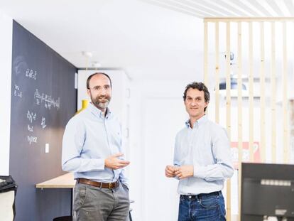 Javier Arroyo, a la derecha, y Daniel González, fundadores de Smartick.