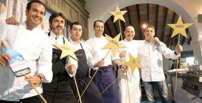 Cocineros participantes en 'La Cocina del Mar'.
