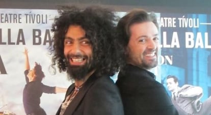 Malikian y Corella en la presentaci&oacute;n de su espect&aacute;culo.