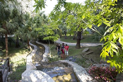 El jardín botánico de Molino de Inca, en Torremolinos.