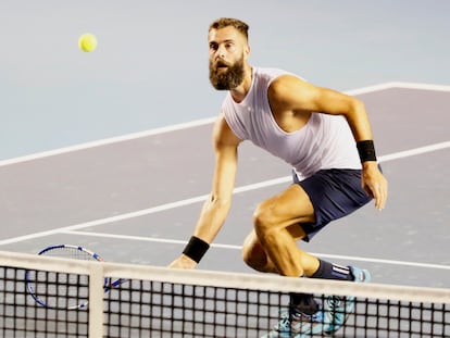 Benoit Paire, durante un partido reciente en Acapulco.