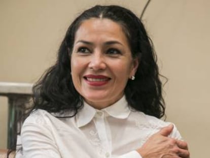 La actriz y presidenta de FIACINE Dolores Heredia.