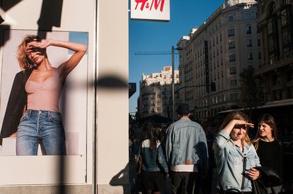 Gran Vía, Madrid, 20 de marzo de 2017.