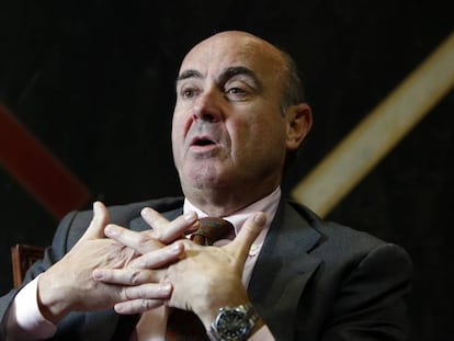 Luis de Guindos, ministro de Econom&iacute;a