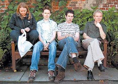 Los miembros del grupo Belle & Sebastian.