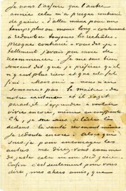 Carta de Van Gogh a Joseph y Marie Ginoux.