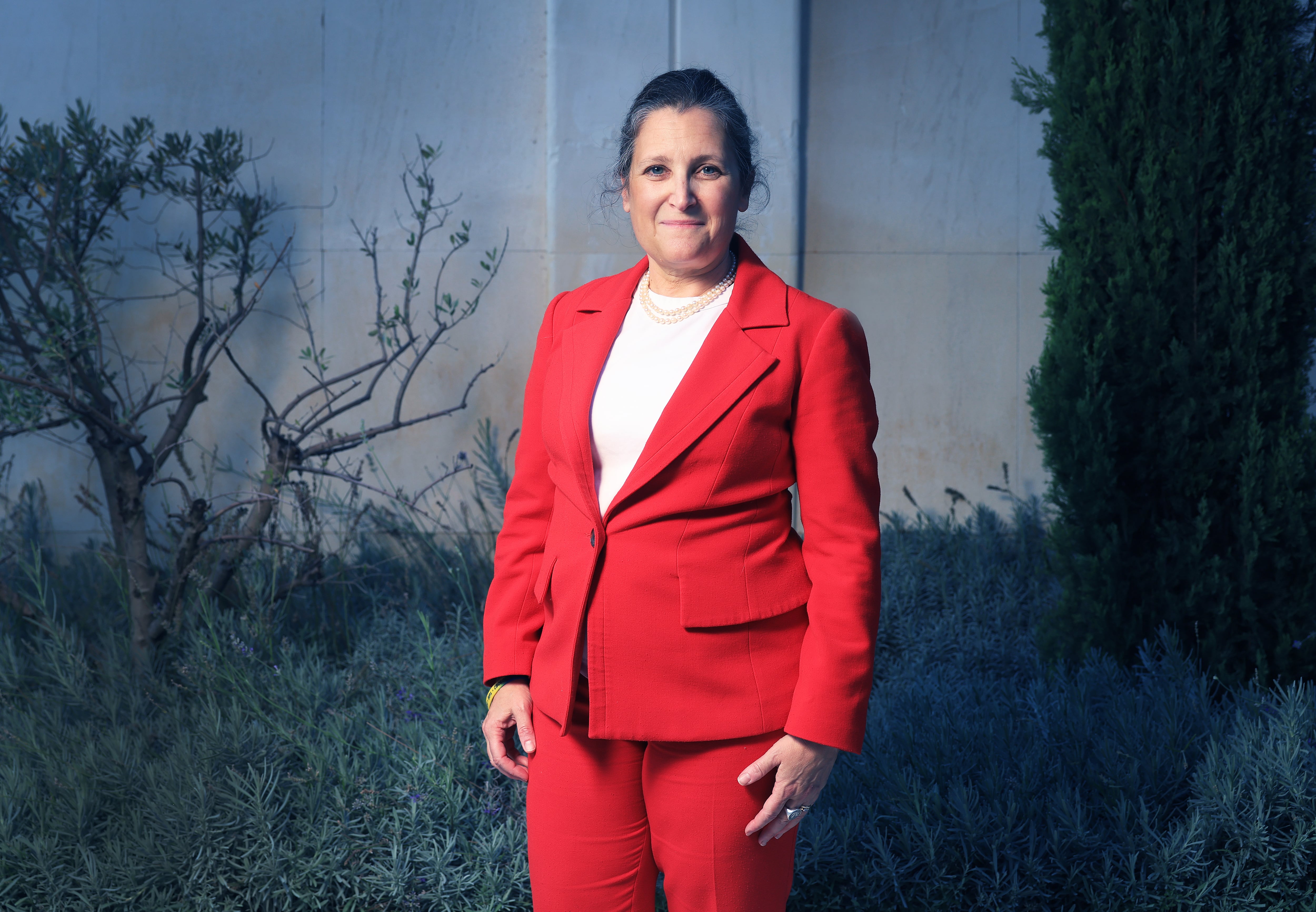 Freeland, el 13 de octubre pasado en Madrid.