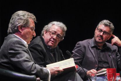 Iñaki Gabilondo, José María Izquierdo y Miguel Ángel Oliver.