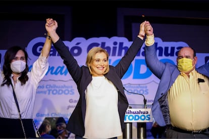 Maru Campos, candidata a gobernadora de Chihuahua elecciones México
