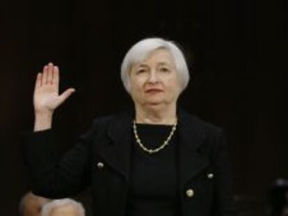 La nueva responsable de la Fed, Janet Yellen.