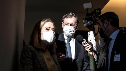 Mariano Rajoy, a su llegada el pasado 13 de diciembre al Congreso para comparecer en la comisión de investigación del 'caso Kitchen'.