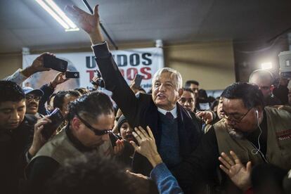Andrés Manuel López Obrador en Nueva York.