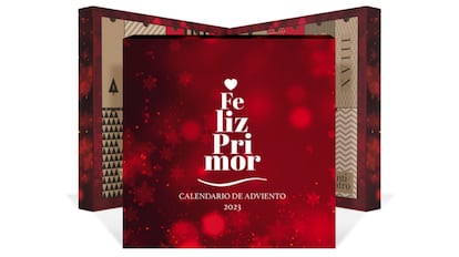 Primor presenta en una caja elegante y de un rojo apagado una serie de cosméticos prenavideños de calidad