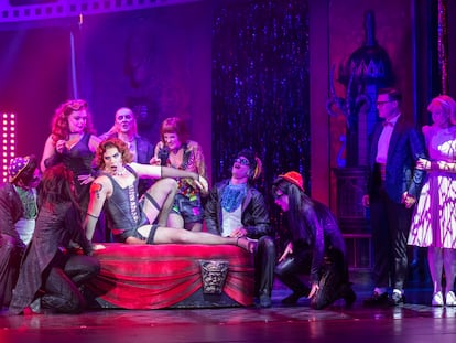 Una imagen de 'Rocky Horror Show' con el reparto original.