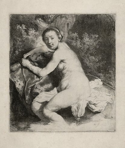 'Diana en el baño' (1631), de Rembrandt (Leiden, Países Bajos 1606 - Ámsterdam 1969).