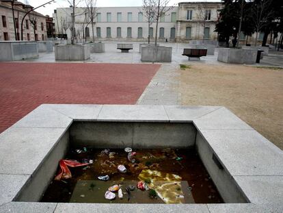 Plaza de España de San Fernando de Henares, el pasado enero.