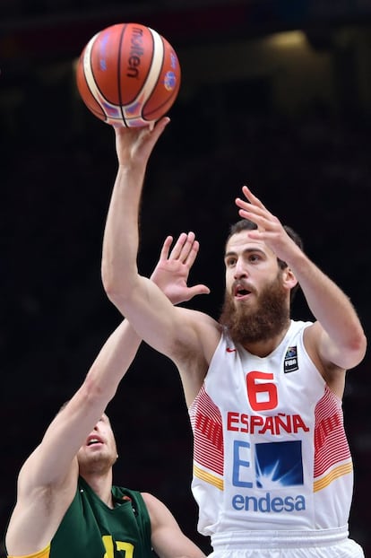 Sergio Rodriguez en una jugada del partido