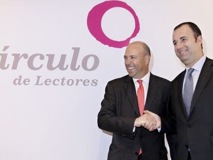Fernando Carro (Bertelsmann) y Jesús Badenes (Planeta).