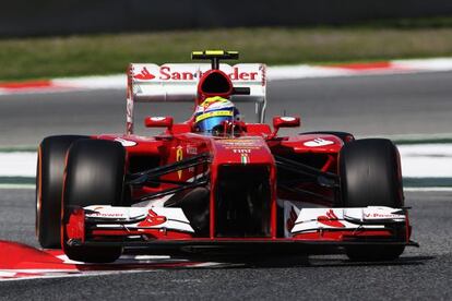 Massa, hoy en Montmeló.