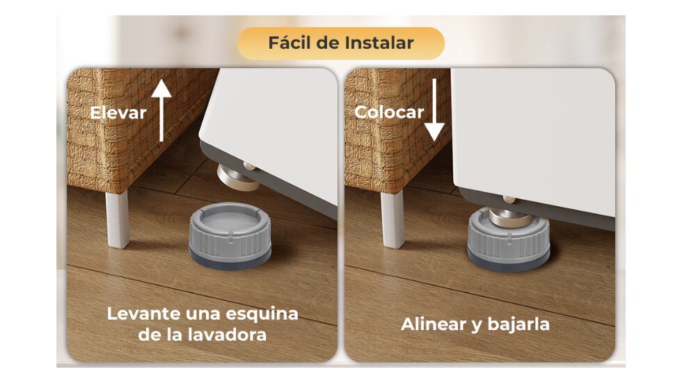 Se adaptan a todo tipo de electrodomésticos.