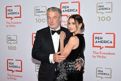 Alec e Hilaria Baldwin en la gala PEN American Literary, celebrada en mayo de 2023 en Nueva York.