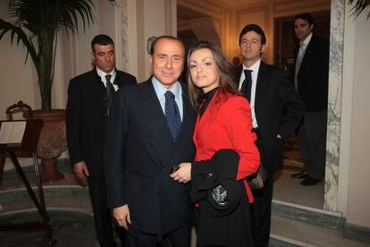 Silvio Berlusconi y Francesca Pascale, en una imagen del 29 de diciembre.