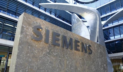 La entrada a las oficinas centrales de Siemens en Múnich.