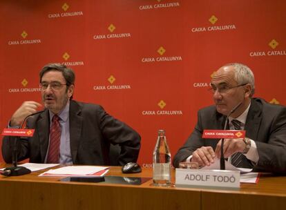 Narcís Serra y Adlf Todó en una imagen de 2009
