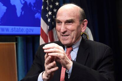 El enviado especial de EE UU para Venezuela, Elliott Abrams. 