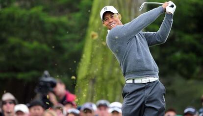 Tiger Woods en la primera jornada del Open de Estados Unidos.