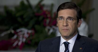 El primer ministro de Portugal, Pedro Passos Coelho.