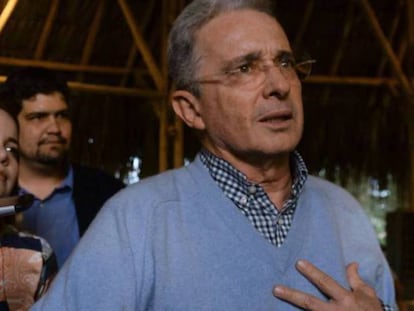 El expresidente y senador &Aacute;lvaro Uribe.